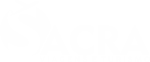 Logotipo Sacra Viagens Agência de Viagens e Passagens Aéreas