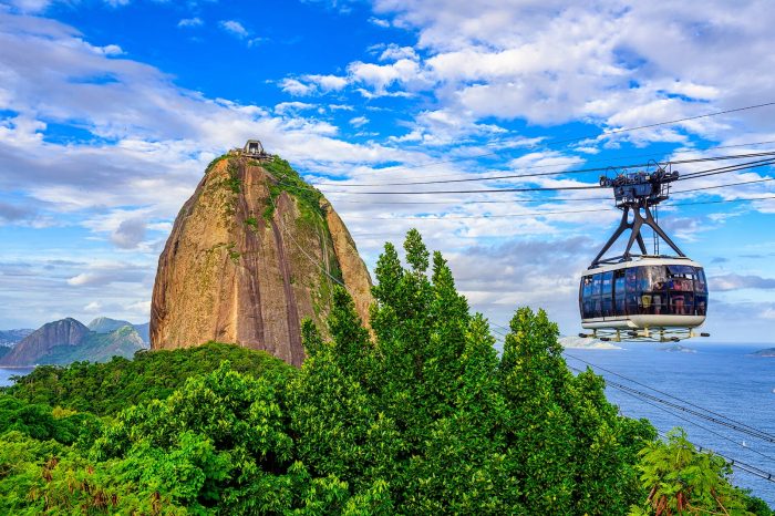 Visão do Pão de Açúcar no Rio de Janeiro